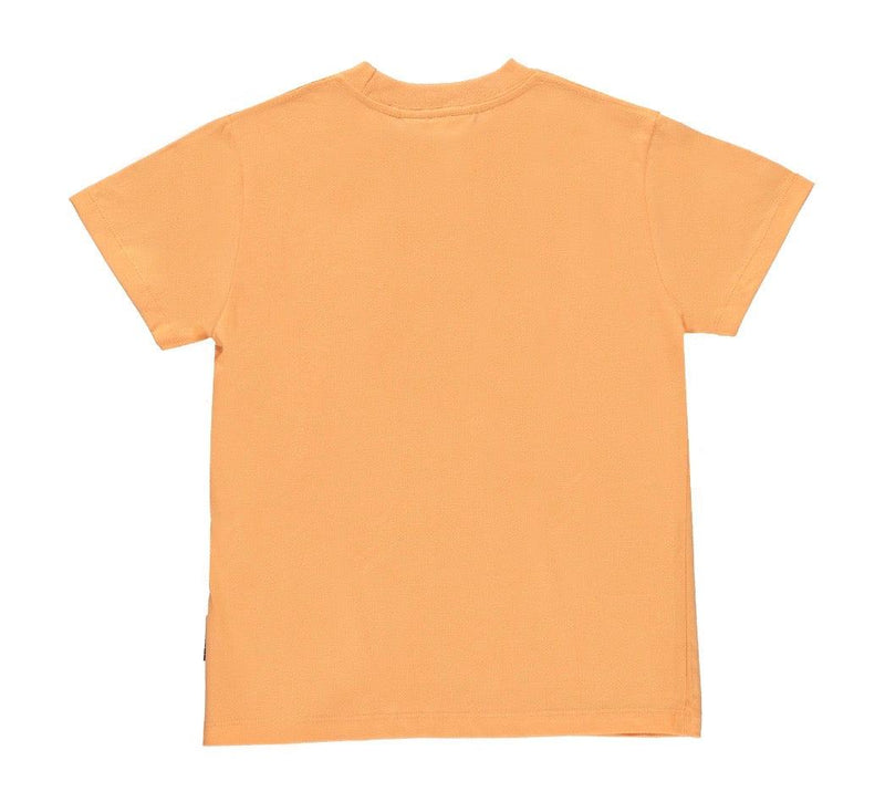 Roxo Organic Cotton Tee with Smiley Face | Papaya | Molo - The Ridge Kids