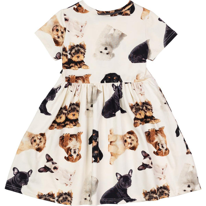 Short Sleeve Puppies Dress | Puppies Print | Rock Your Baby - The Ridge Kids