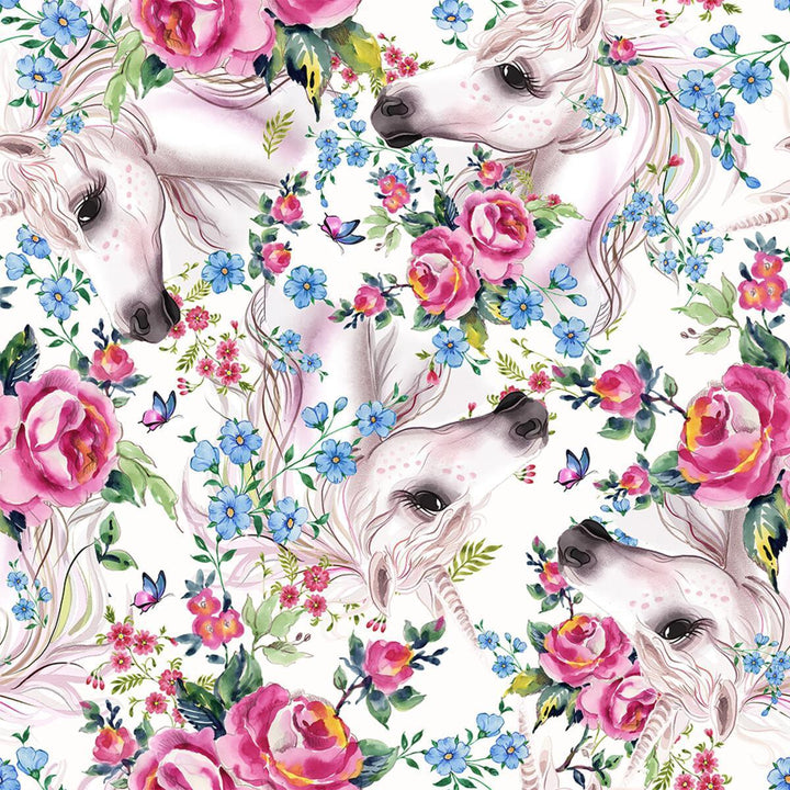 Short Sleeve Waisted Dress | Unicorn Lullaby Print | Rock Your Baby - The Ridge Kids