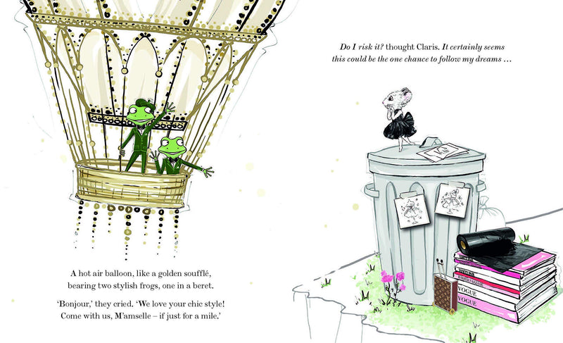 Hardcover Books | Claris The Chicest Mouse in Paris- Fashion Show Fiasco | Megan Hess