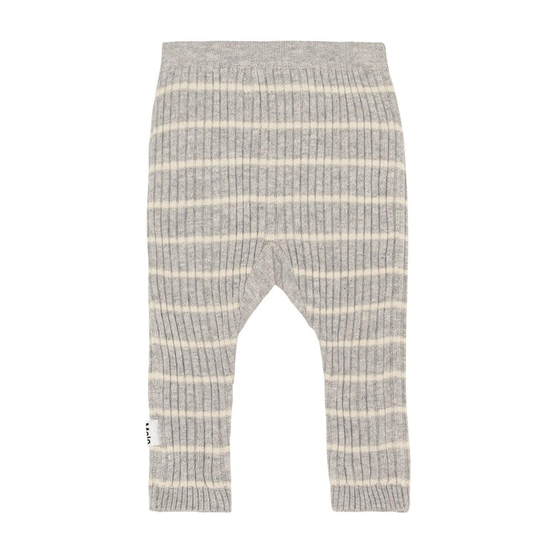 Sigmund Baby Rib Knit Pant | Grey Stripe | Molo - The Ridge Kids