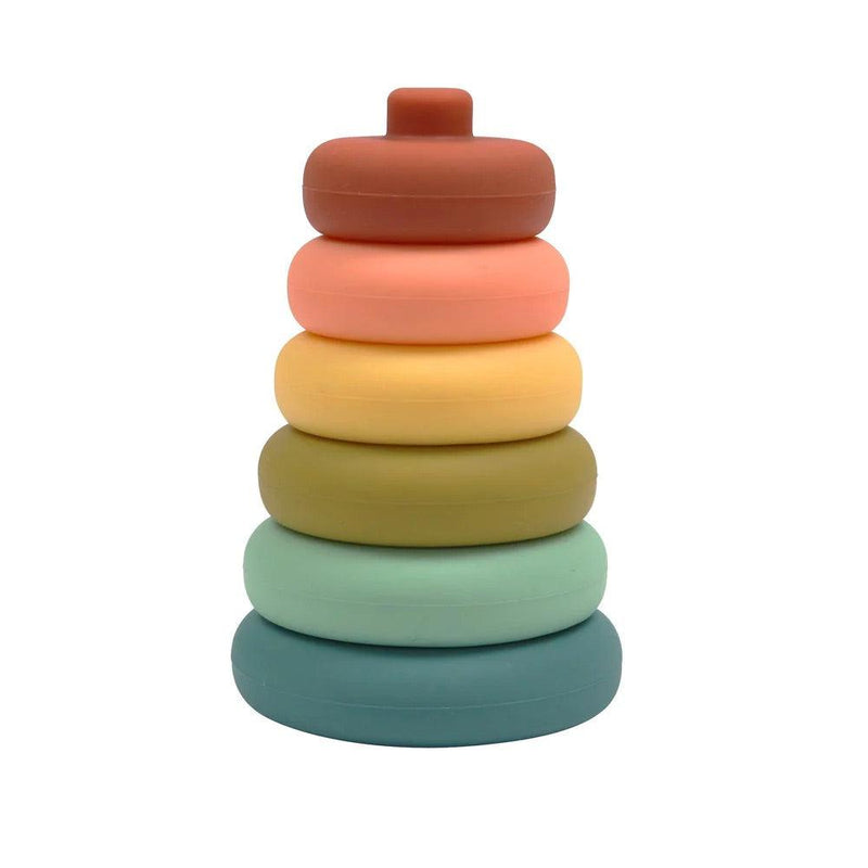 Silicone Stacker | Cherry | O.B. Designs - The Ridge Kids