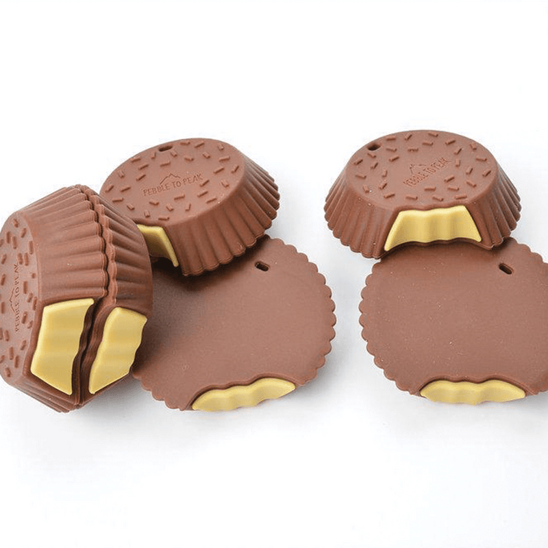 Silicone Teether | Chocolate Covered Peanut Butter Cup | Baby Boos - The Ridge Kids