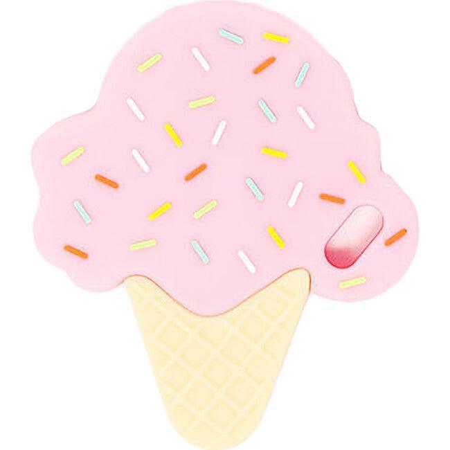 Silicone Teether | Strawberry Ice Cream | Three Hearts - The Ridge Kids