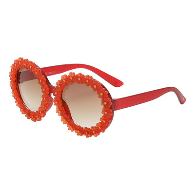 Silly Flower Sunglasses | Vibrant Rose | Molo - The Ridge Kids