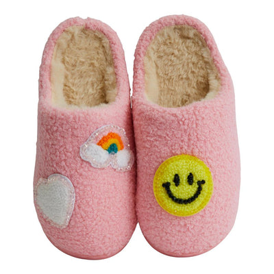 Slippers | Pink Patch Slides | Bari Lynn Accessories - The Ridge Kids