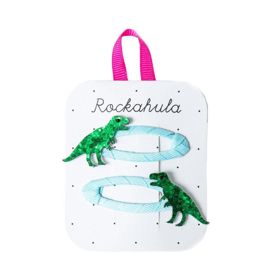 Snap Clips | T-Rex Glitter Clips | Rockahula Kids - The Ridge Kids