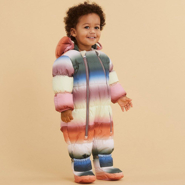 Snowsuit | Hebe Baby in Misty Rainbow | Molo - The Ridge Kids