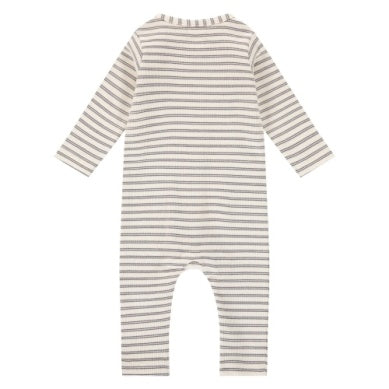 Baby Onepiece | Baby Suit- Grey Stripe | BABYFACE