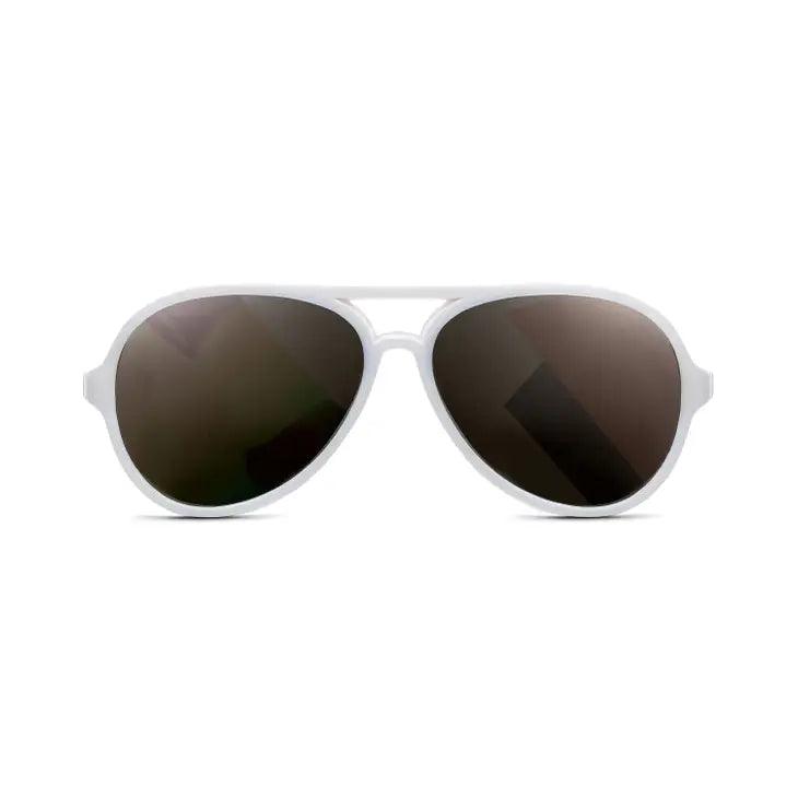 Sunglasses | Aviators- White Polarized | Hipsterkid - The Ridge Kids