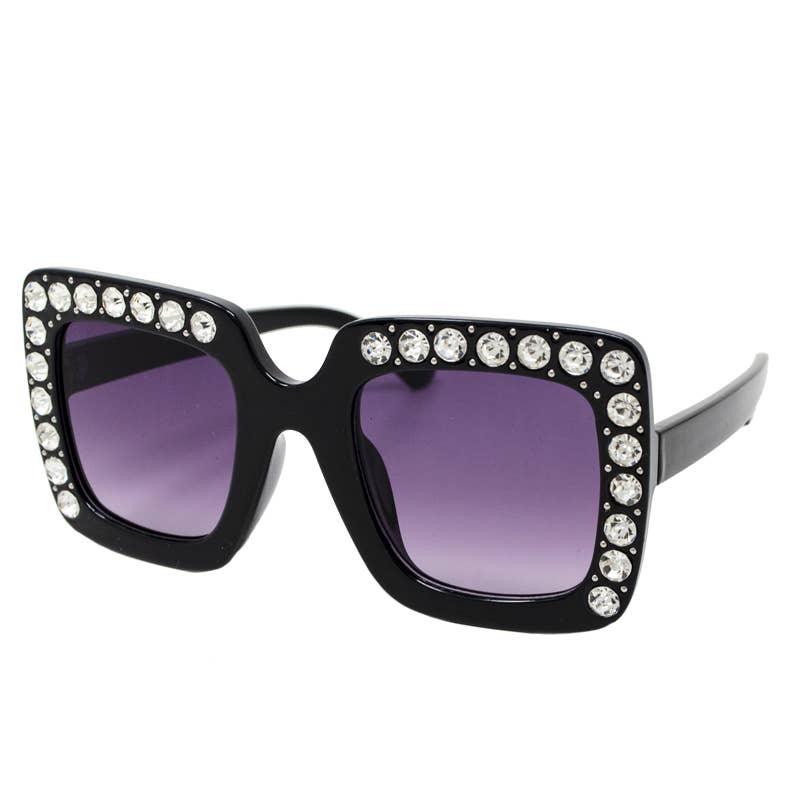 Sunglasses | Black Square Crystals | Tiny Treats and Zomi Gems - The Ridge Kids