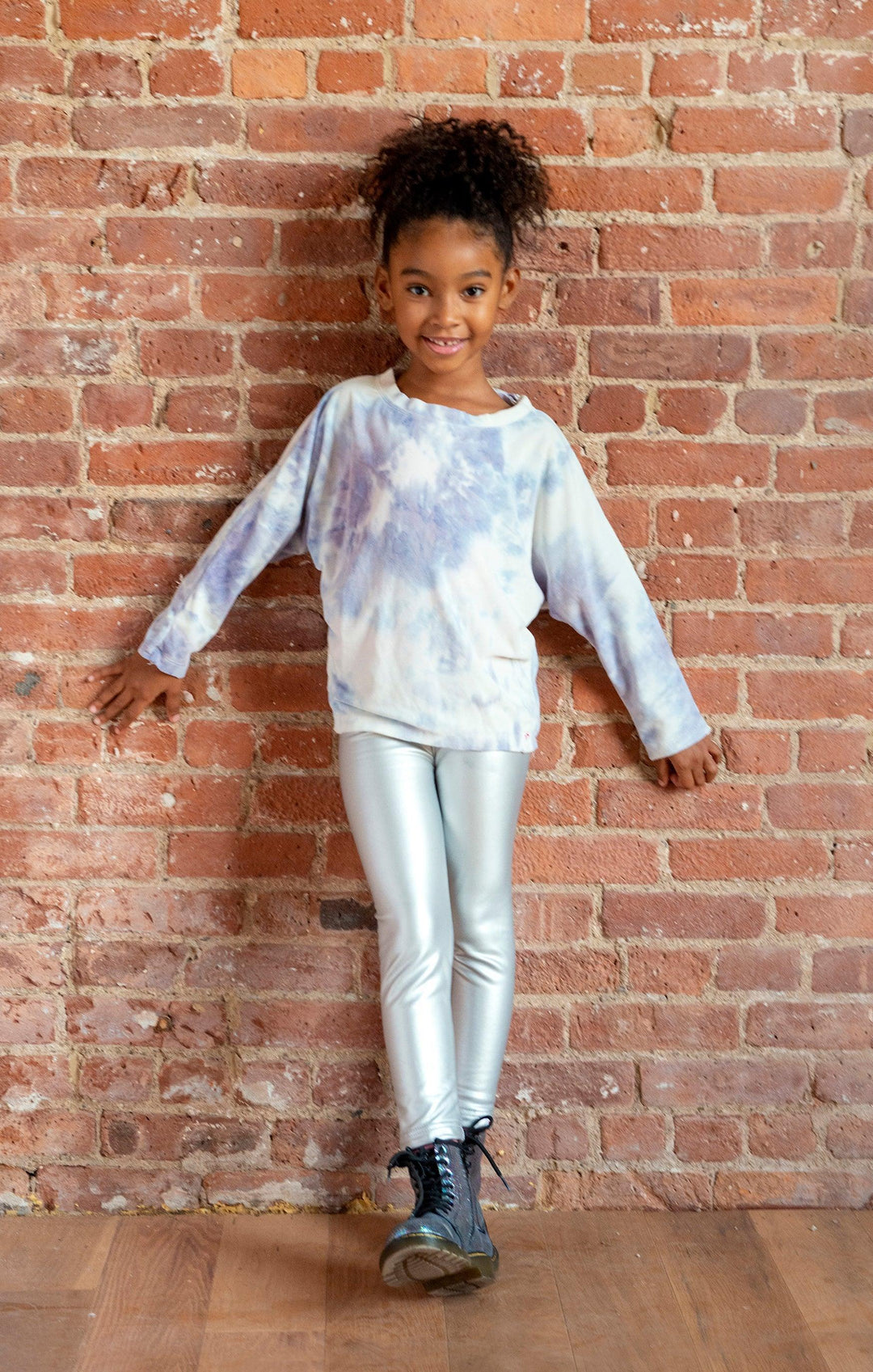 Super Soft Legging | Metallic Silver Frost | Appaman - The Ridge Kids