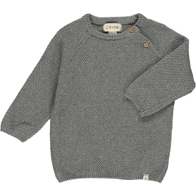 Sweater | ROAN Grey Heathered Cotton | Me and Henry - The Ridge Kids