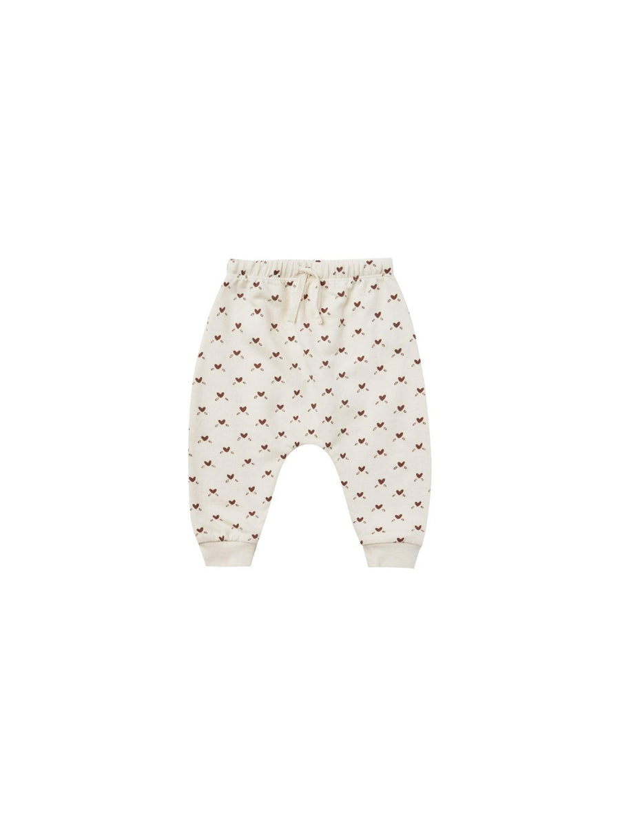 Sweatpant | Fleece Hearts | Quincy Mae - The Ridge Kids