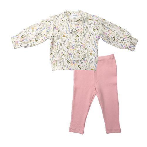 Sweatshirt and Legging Set | River Bank Floral | Angel Dear - The Ridge Kids