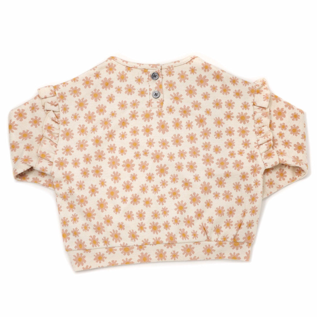 Sweatshirt | Millie Slouch Fall Daises Cream | Oh Baby! - The Ridge Kids