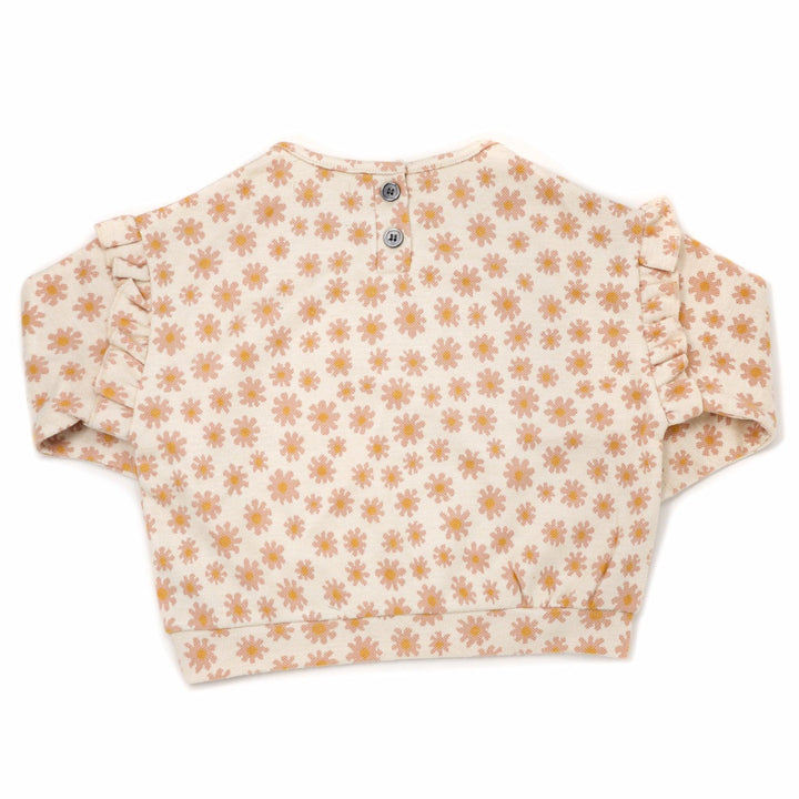 Sweatshirt | Millie Slouch Fall Daises Cream | Oh Baby! - The Ridge Kids