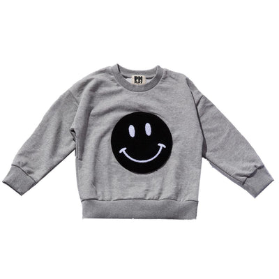 Sweatshirt | Smile Black | Petite Hailey - The Ridge Kids