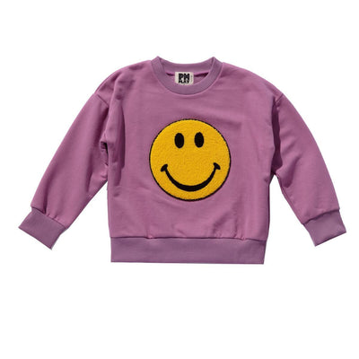 Sweatshirt | Smile Dark Pink | Petite Hailey - The Ridge Kids