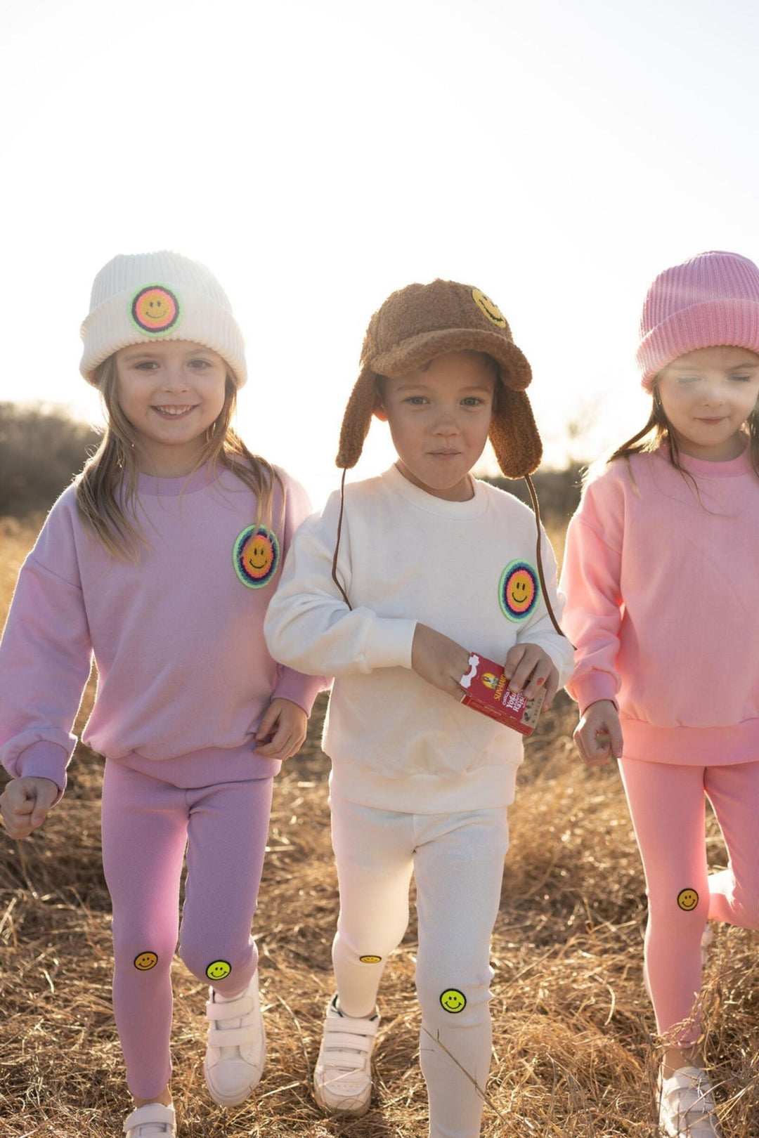 Sweatshirt | Smile Multi Purple | Petite Hailey - The Ridge Kids