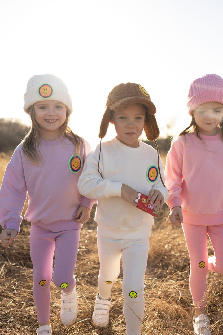 Sweatshirt | Smile Multi Purple | Petite Hailey - The Ridge Kids
