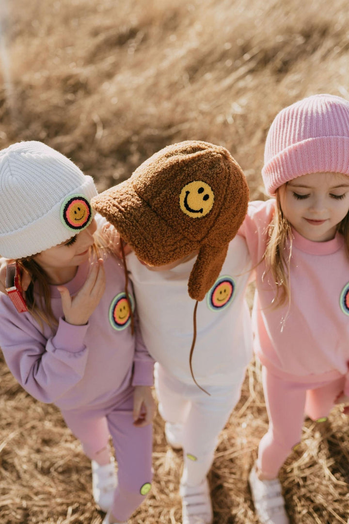 Sweatshirt | Smile Multi Purple | Petite Hailey - The Ridge Kids