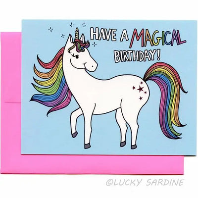 Greeting Card | Unicorn Magical | Lucky Sardine - The Ridge Kids
