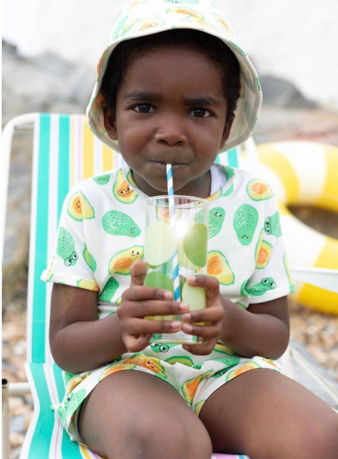 Unisex Baby and Toddler Organic Cotton Tee | Avocado | The Bonnie Mob - The Ridge Kids