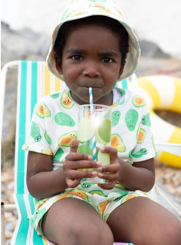 Unisex Baby and Toddler Organic Cotton Tee | Avocado | The Bonnie Mob - The Ridge Kids