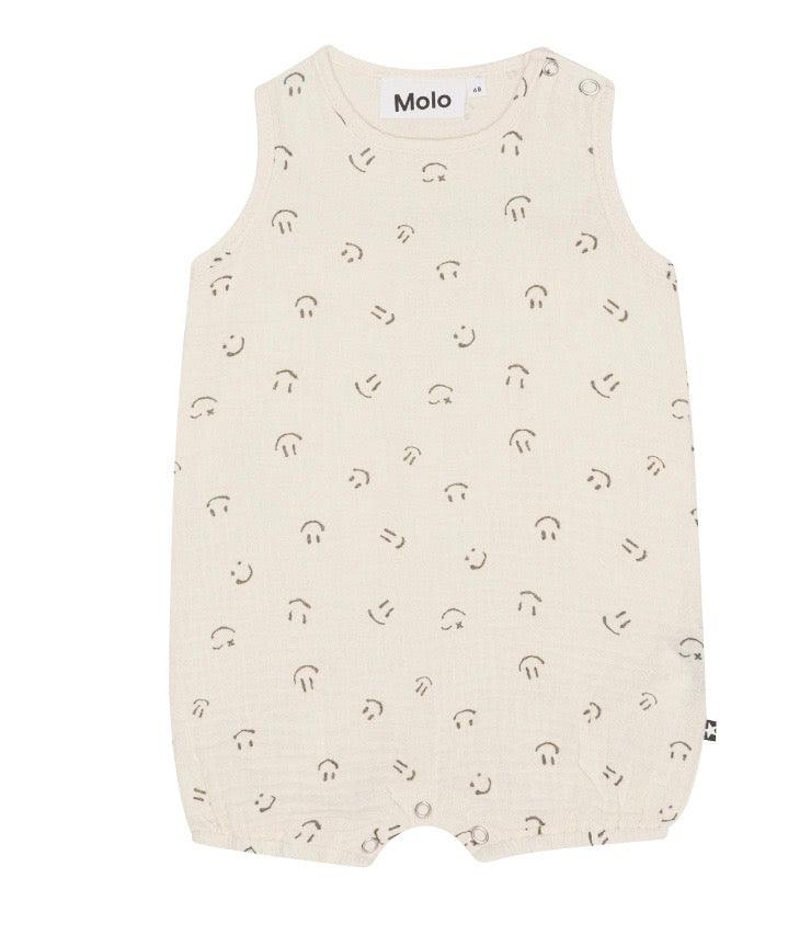 Unisex Forever Baby Cotton Romper | Happy Mini | Molo - The Ridge Kids