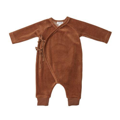 Wrap Coverall | Mocha Bisque | Angel Dear - The Ridge Kids